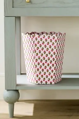 Inner Child Scallop Printed Waste Bin