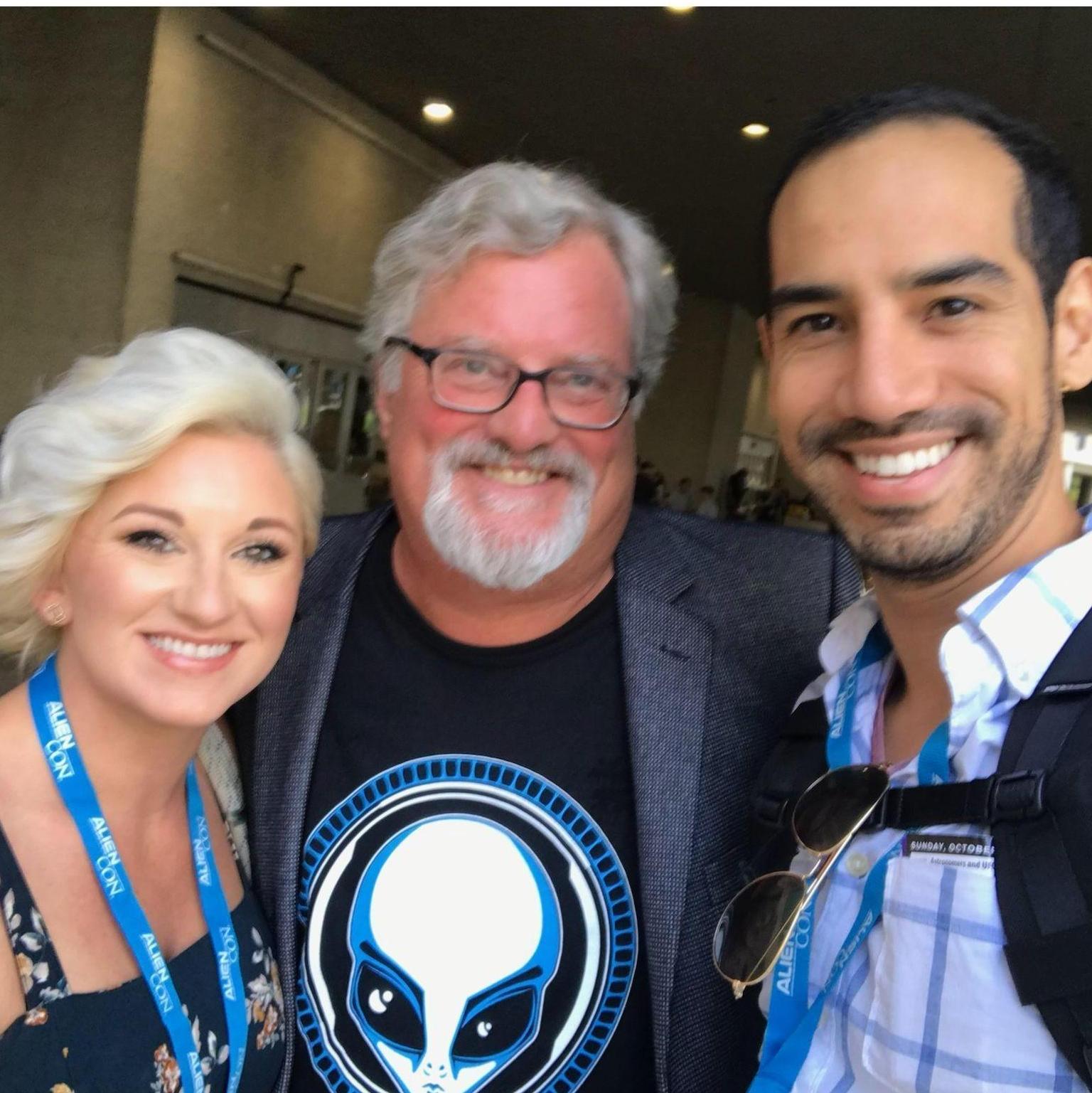 That time we met David Childress (from Ancient Aliens) at AlienCon 2019.