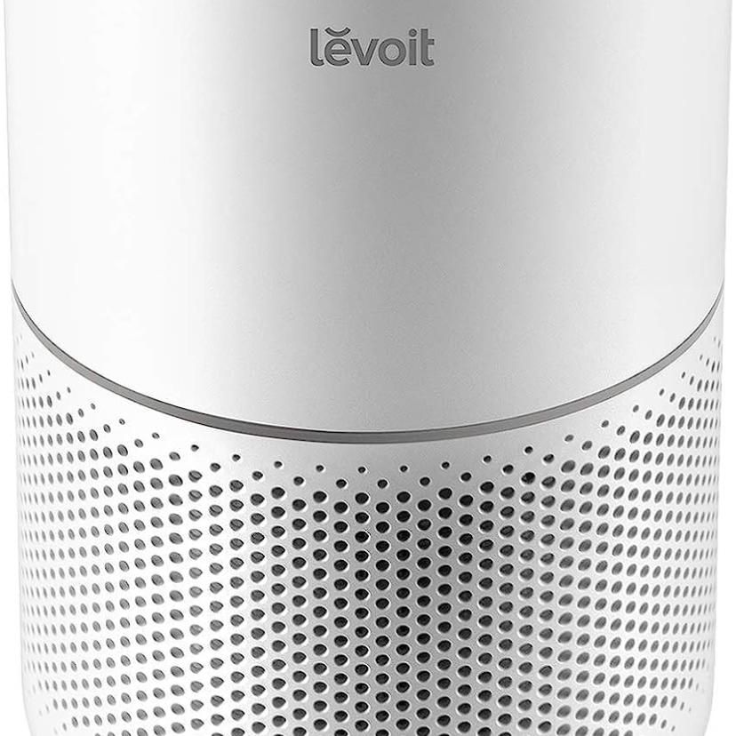 LEVOIT Air Purifier for Home Allergies Pets Hair in Bedroom, Covers Up to 1095 ft² by 45W High Torque Motor, 3-in-1 Filter with HEPA sleep mode, Remove Dust Smoke Pollutants Odor, Core300-P, White