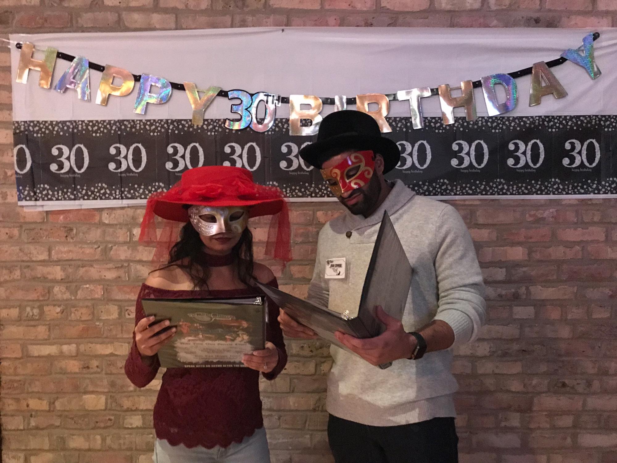 Solving a masquerade murder mystery!