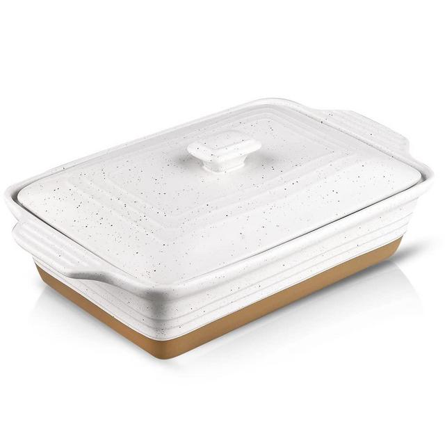 KOMUEE 8 Pieces Glass Baking Dish with Lids Rectangular Glass Baking Pan  Bakeware Set with BPA Free Lids, Baking Pans for Lasagna, Leftovers,  Cooking