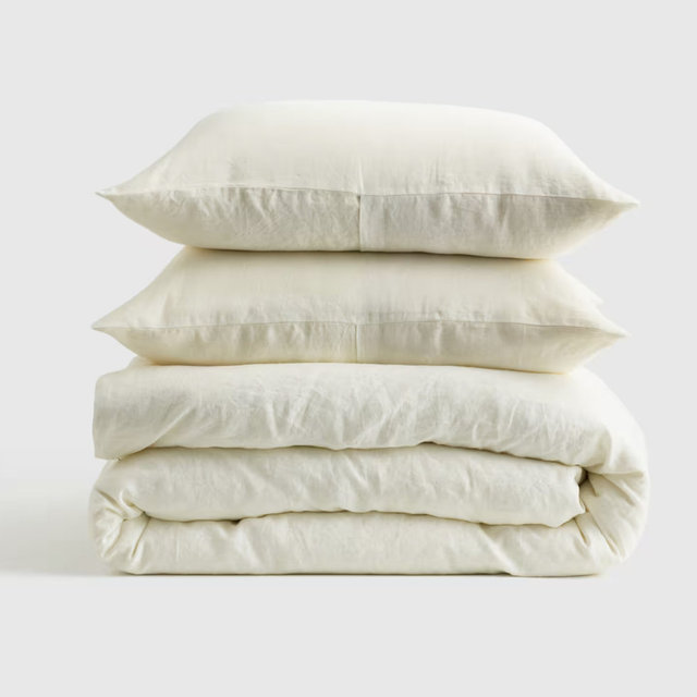 European Linen Duvet Cover Set - King/Cal King