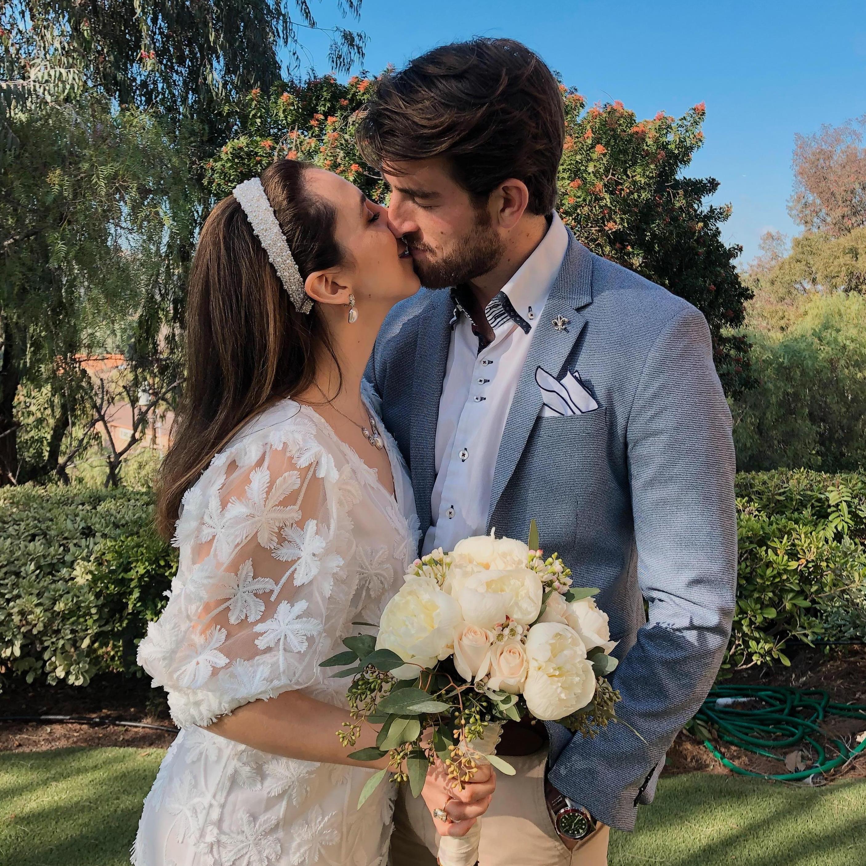 We were married on New Year's Eve of 2020 at Victoria's family home in California.