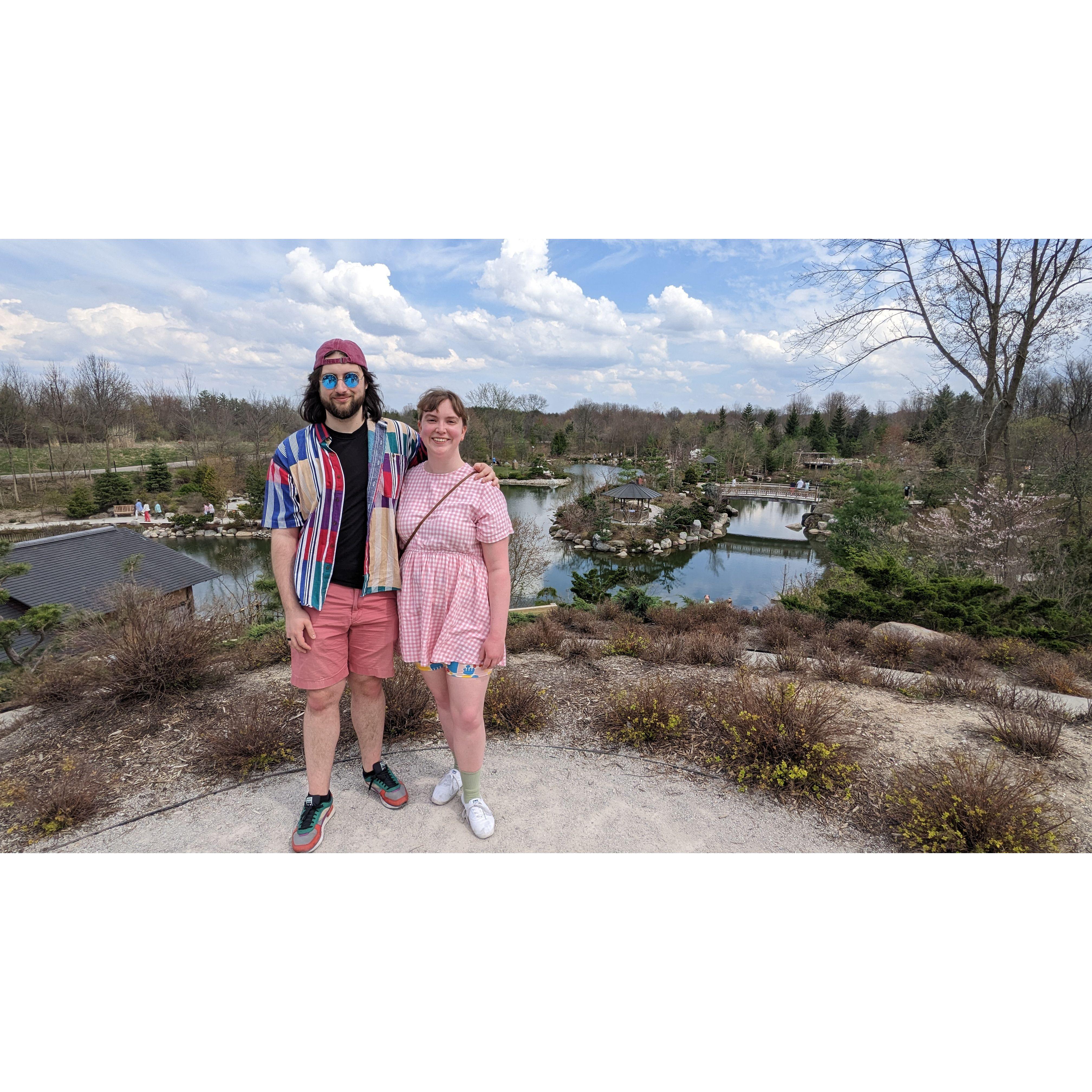 Japanese Gardens in Grand Rapids April 2023