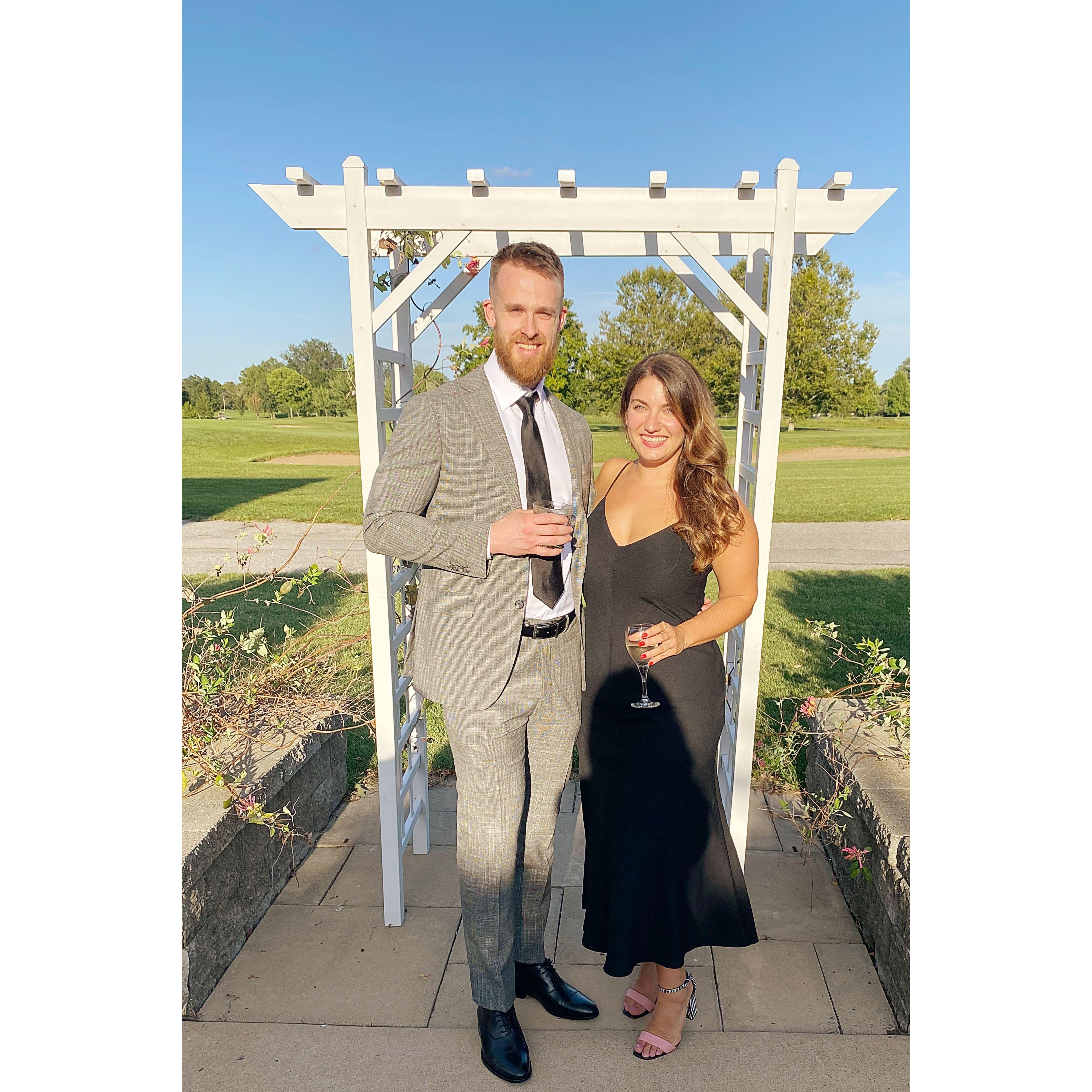We said "I love you" for the first time the night before