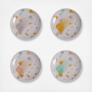 Fete Melamine Side Plate, Set of 4