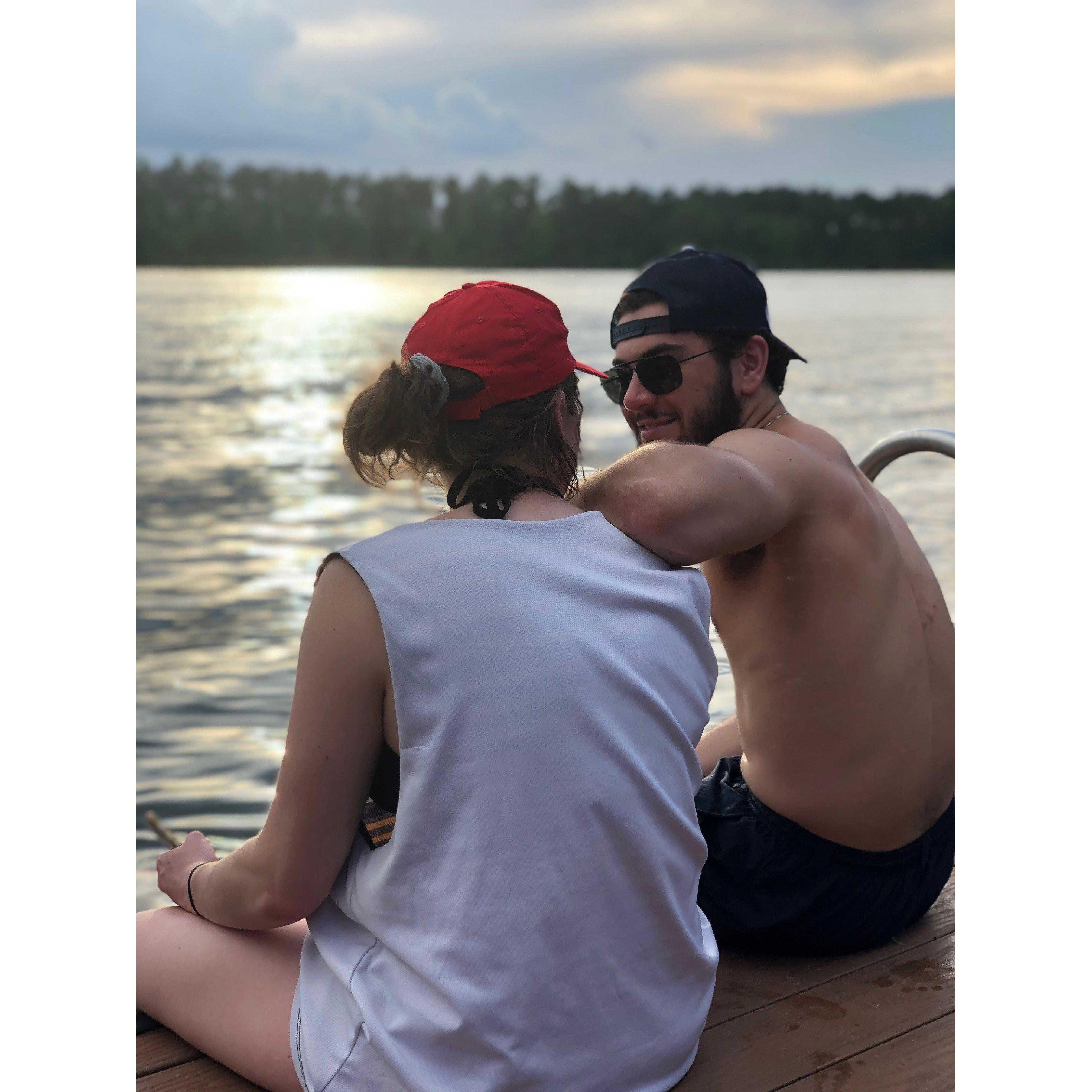 First trip together at Lake Oconee, May 2020