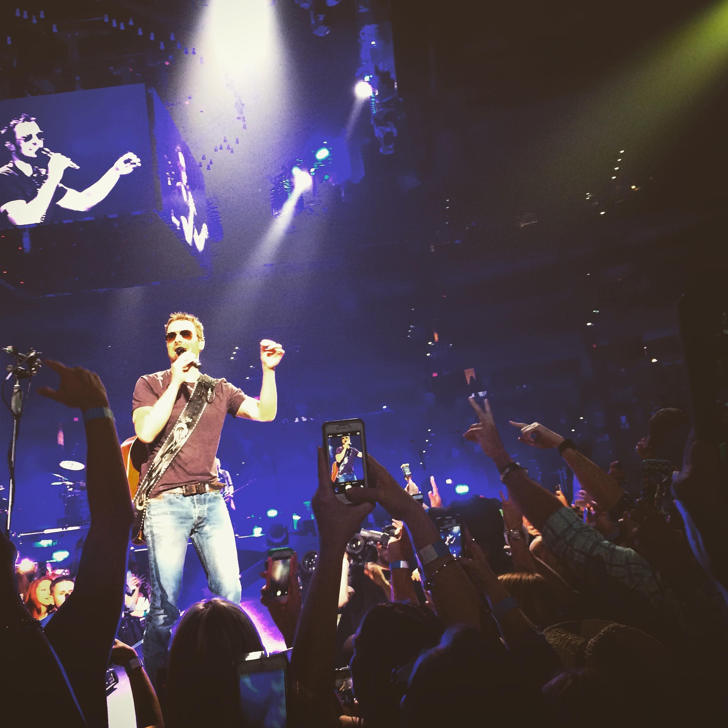 The Eric Church concert on March 28, 2015 that Katie and Ryan met after, after both having gone to the concert!