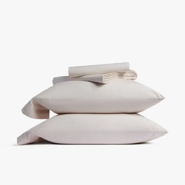 Queen Casual Organic Cotton Sheet Set Parchment - Parachute for Target