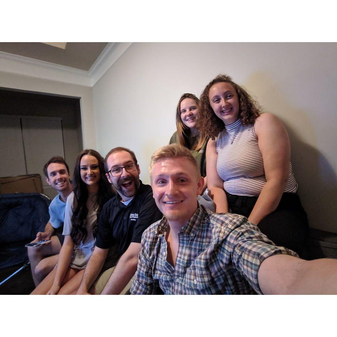 Going out with friends