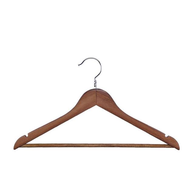 Proman Products - Kascade Hangers, Space Saving Hangers, Customize Your Closet Organization (Walnut, 50-Pack)