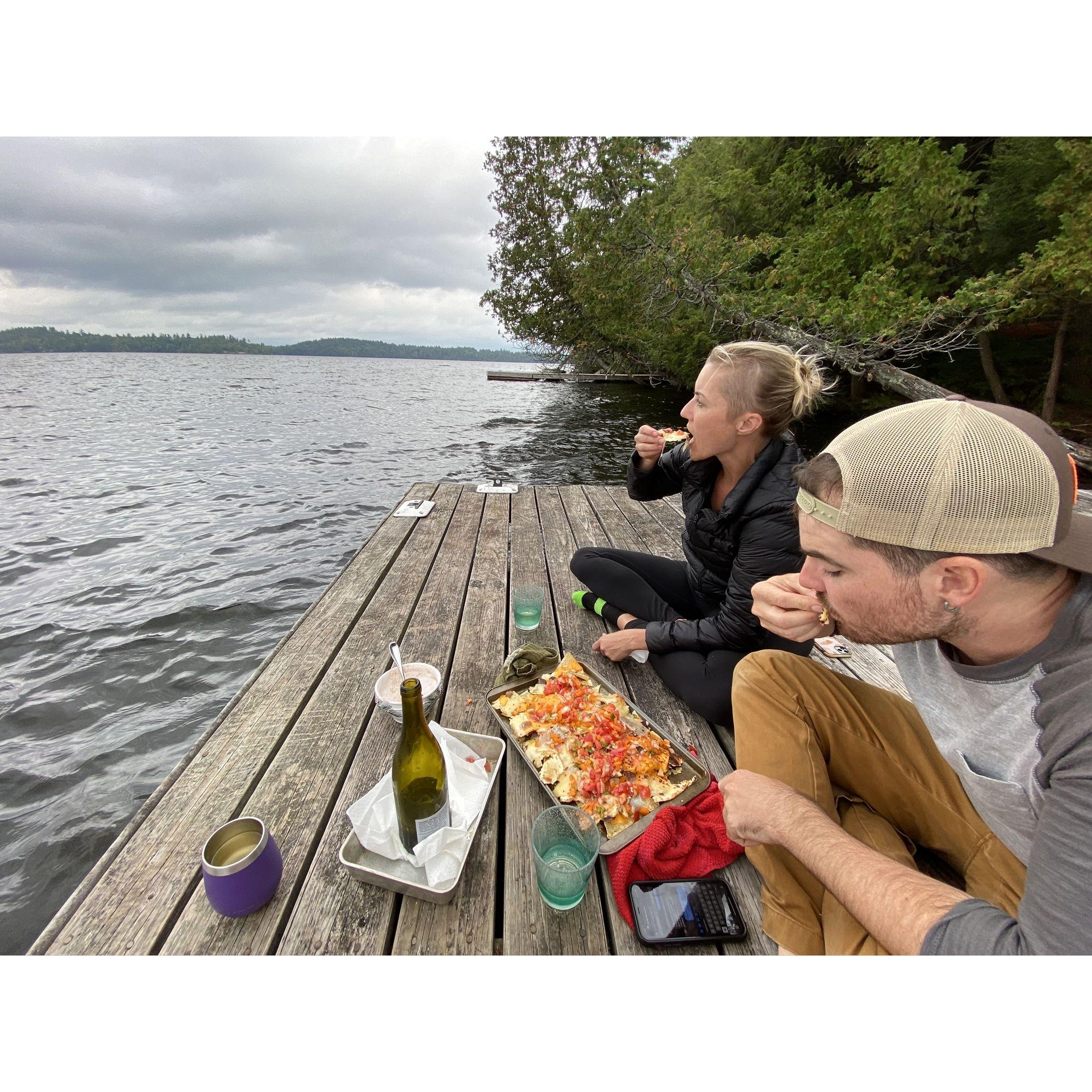 At Aunt Allison and Uncle John's magical Saranac Lake cabin