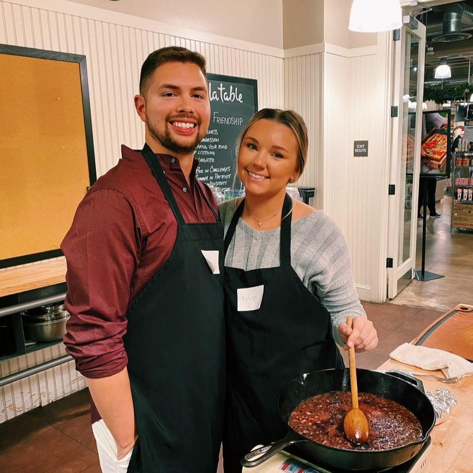 Kevin is Kaleigh's favorite sous chef!