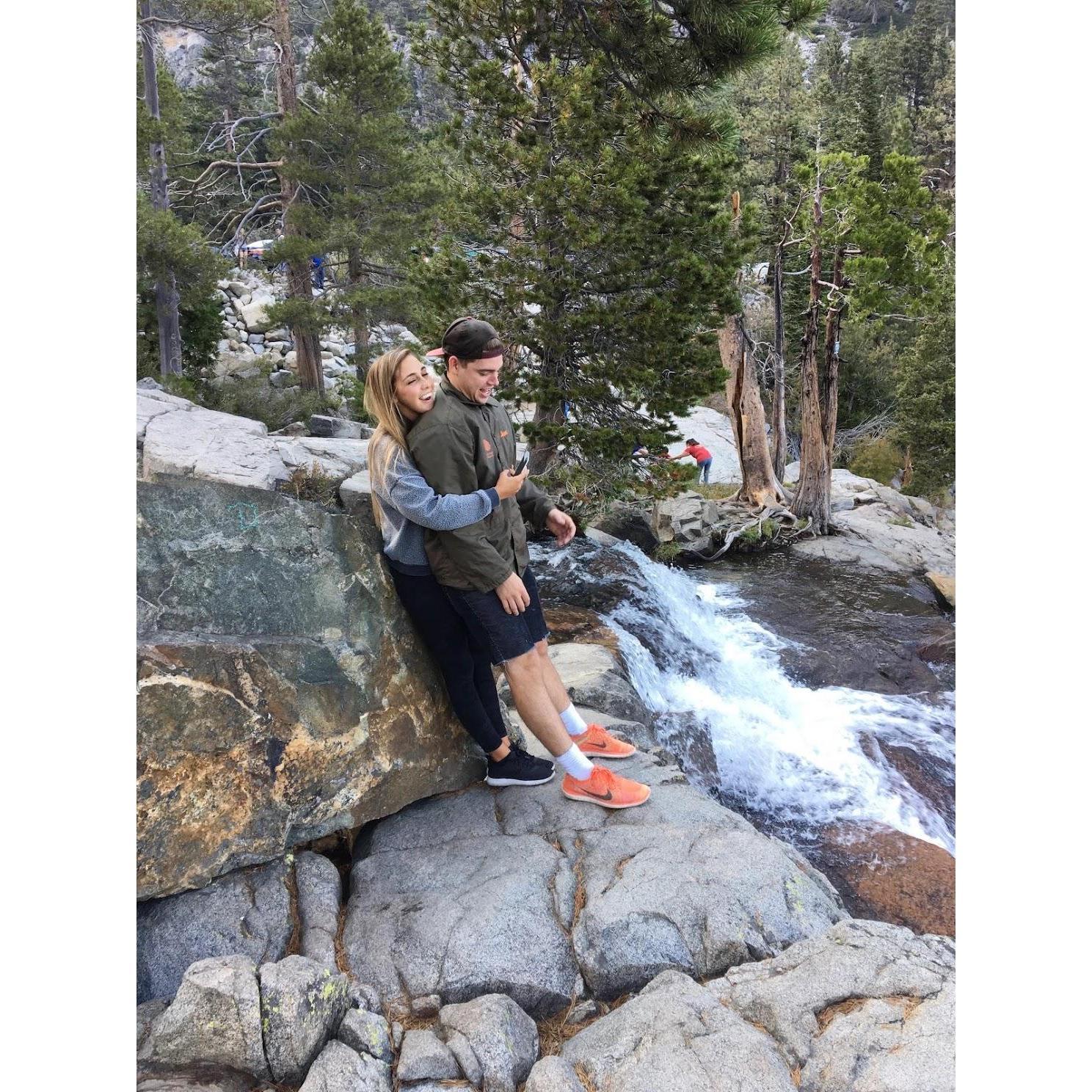 The first weekend we met & our first photo together!