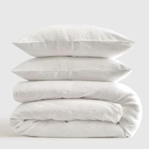 European Linen Duvet Cover Set - Full/Queen