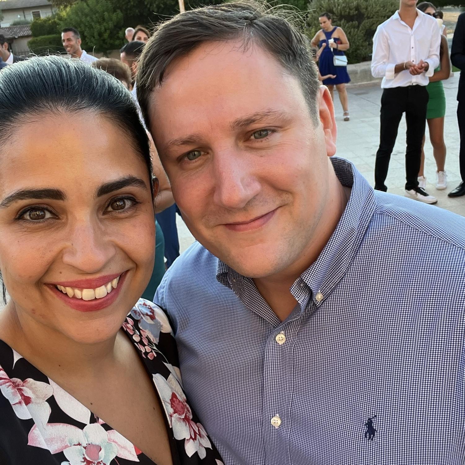 Daniel’s first visit to Cyprus coincides with their first wedding together.