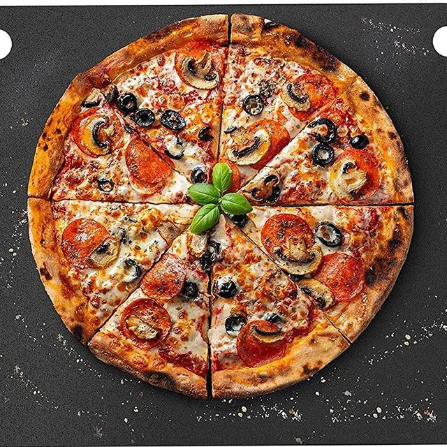 Primica Pizza Steel Baking Stone for Regular Oven,16” x 13.4” x ¼” Stone Oven or BBQ Grill, Durable and High-Performance Baking Steel, Baking Steel Griddle for Pizza, Bread and other Bakings