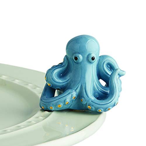 Nora Fleming Hand-Painted Mini: Under The Sea (Blue Octopus) A244