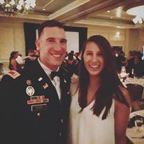 At our first Army Ball at Fort Carson, CO