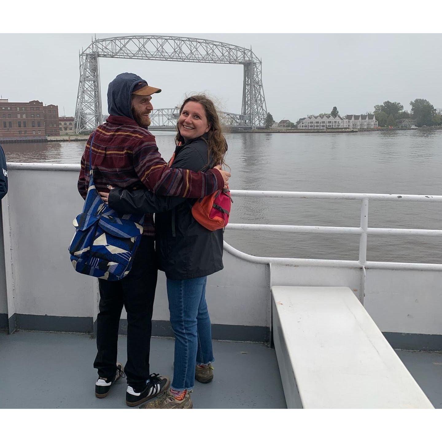 Boat ride in Duluth, MN