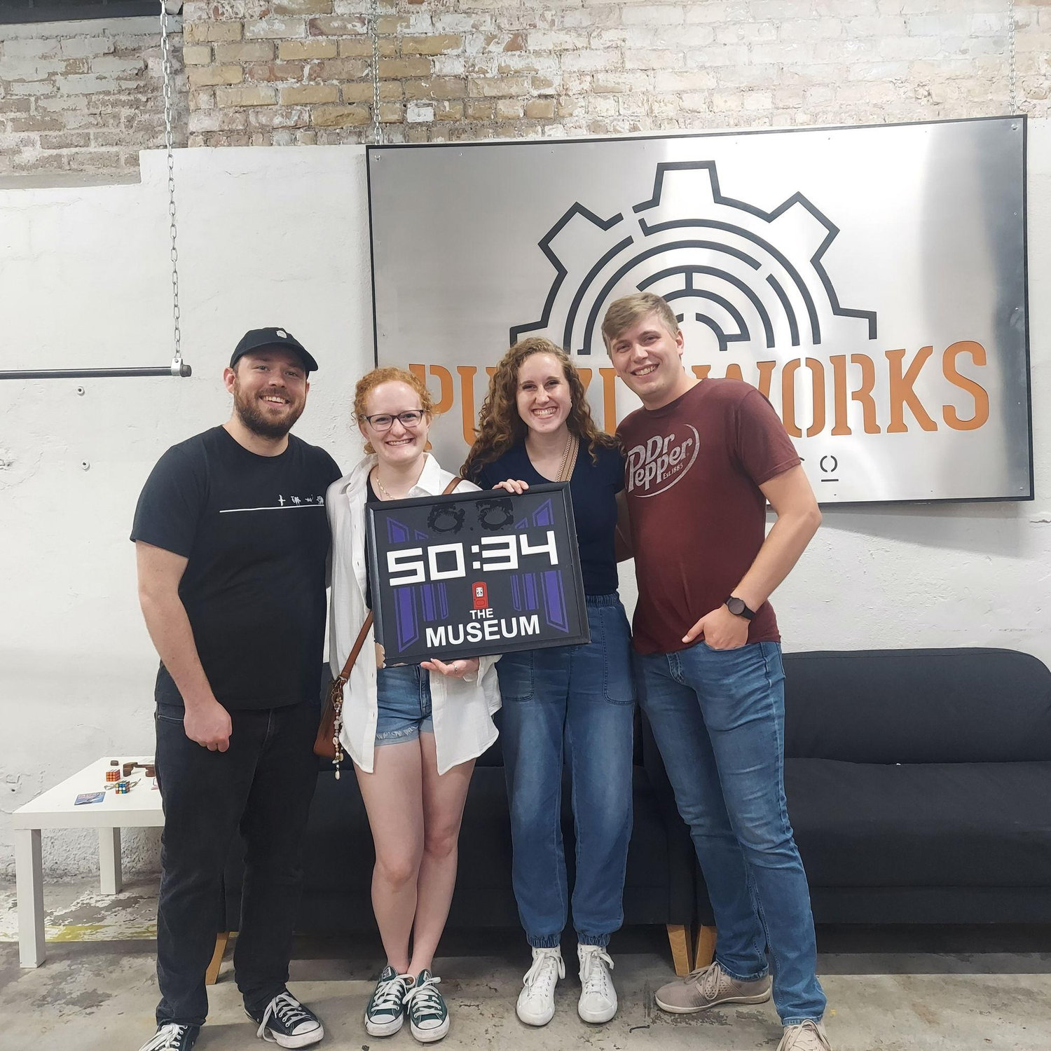 We escaped! Nick and Therese helped a little