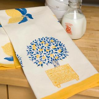 Lemon Tree Tea Towel, Set of 3