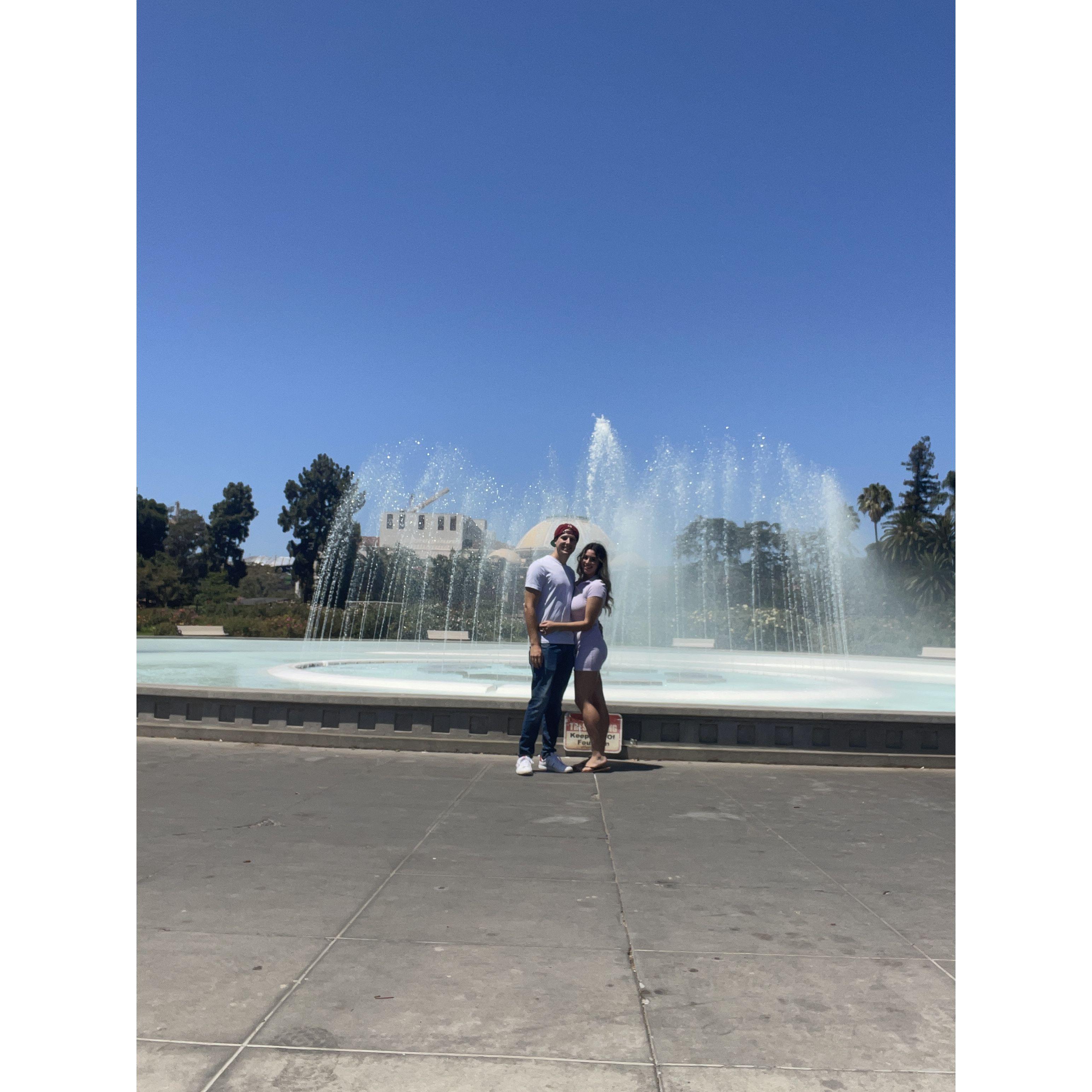 One of our first dates