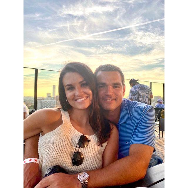 Boston, Mass (2020): Our first picture together!