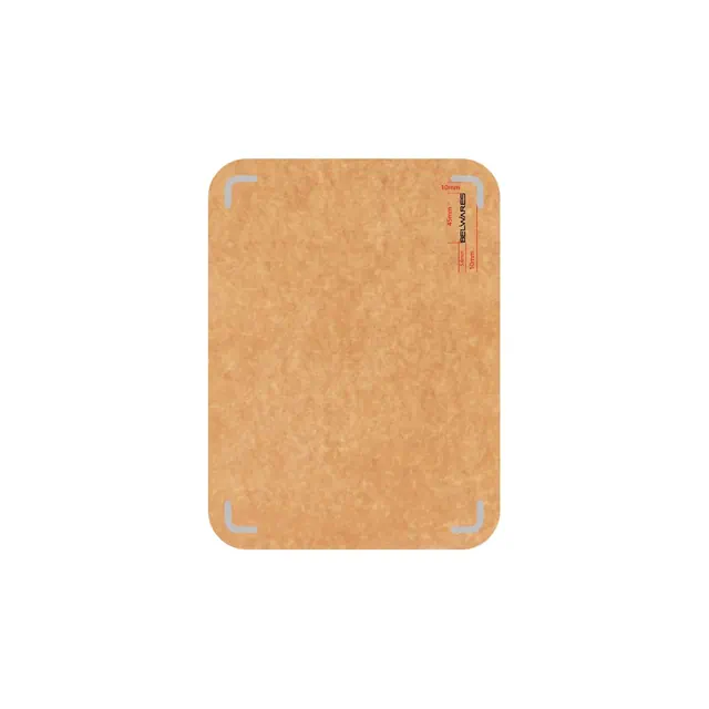 Large Dishwasher Safe Composite Wood Cutting Board with Non-Slip Corners, Thin Lightweight Kitchen Chopping Board, Natural
