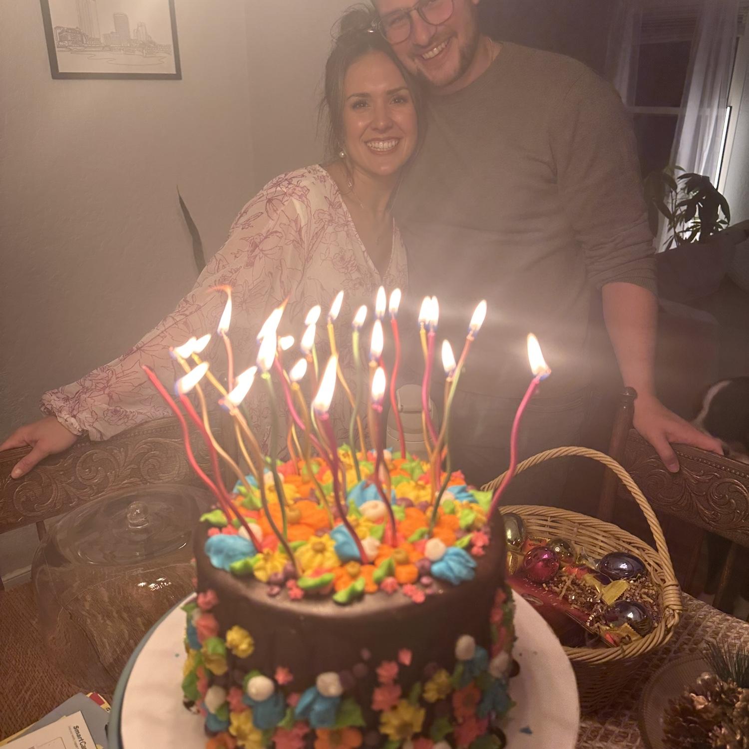 Many special birthday celebrations (and cakes) in Rochester with Bruce & Robbi as our neighbors