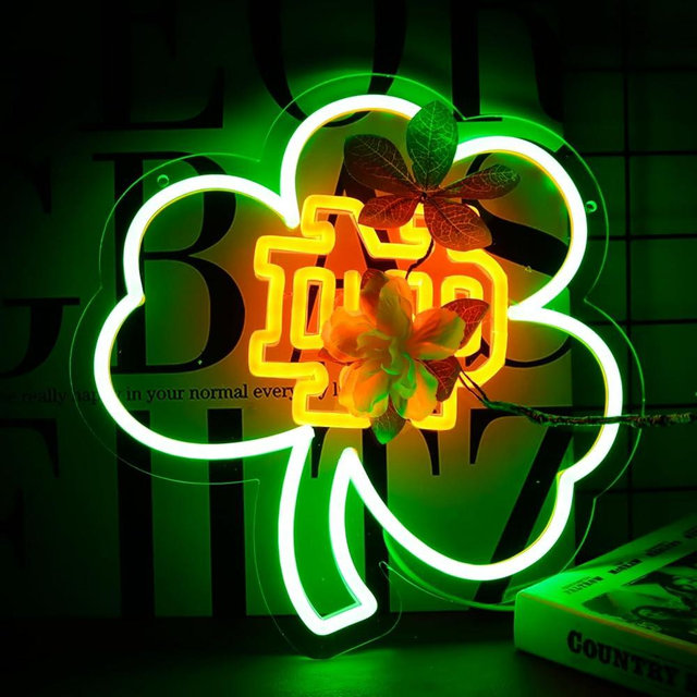 KAJHDUVQS University Neon Sign Dimmable University Neon Lights Wall Decor for Man Cave Dormitory Bar Club Party Gift Art for Sport fans Kids Boys Girls 12.6×12.2 IN-USB Powered-Acrylic