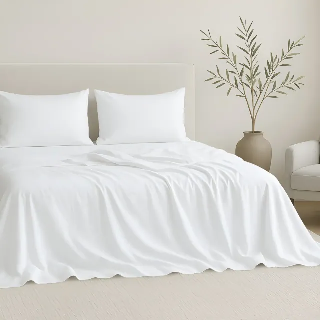 American Soft Linen 100% Cotton Sheet Sets Queen Size