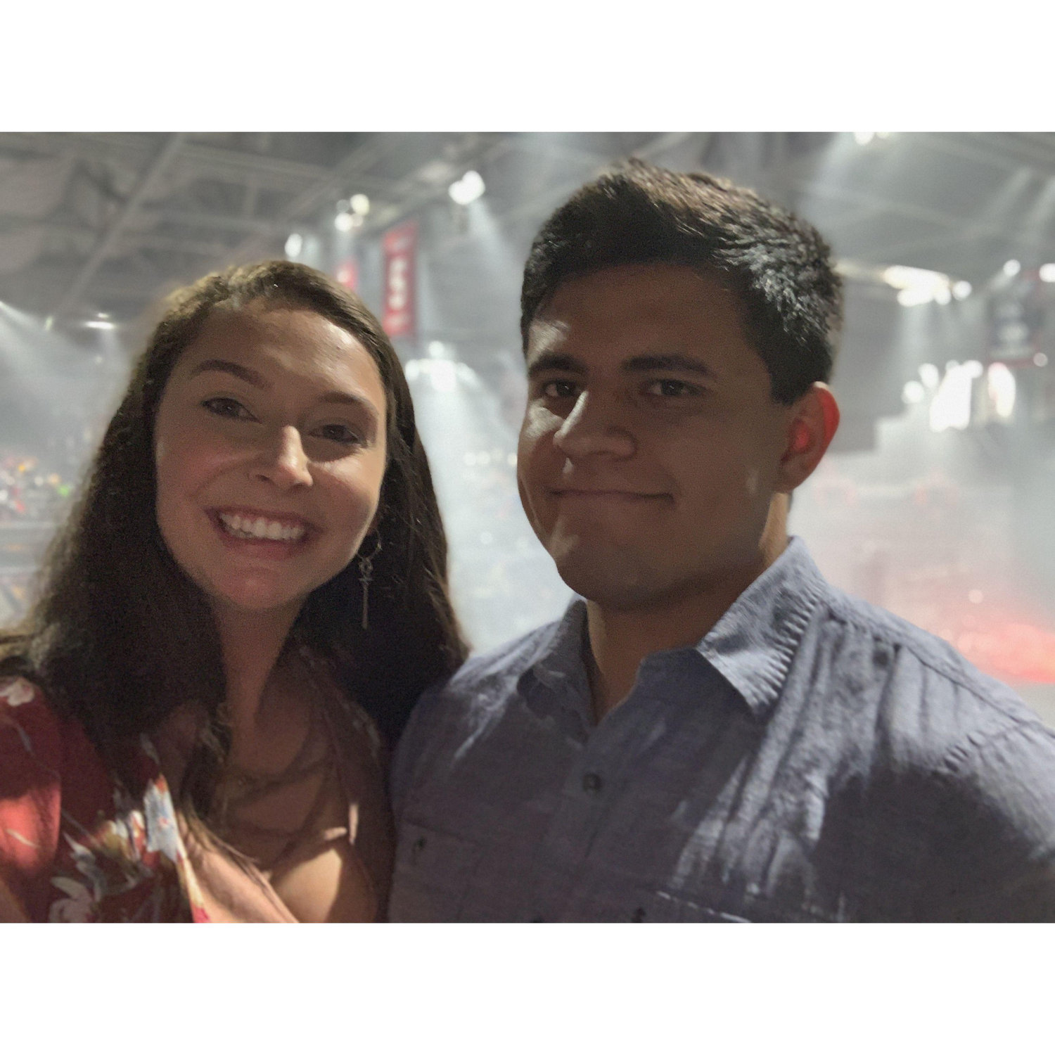 When Rene surprised Caroline with Chris Brown tickets in Sept 2019