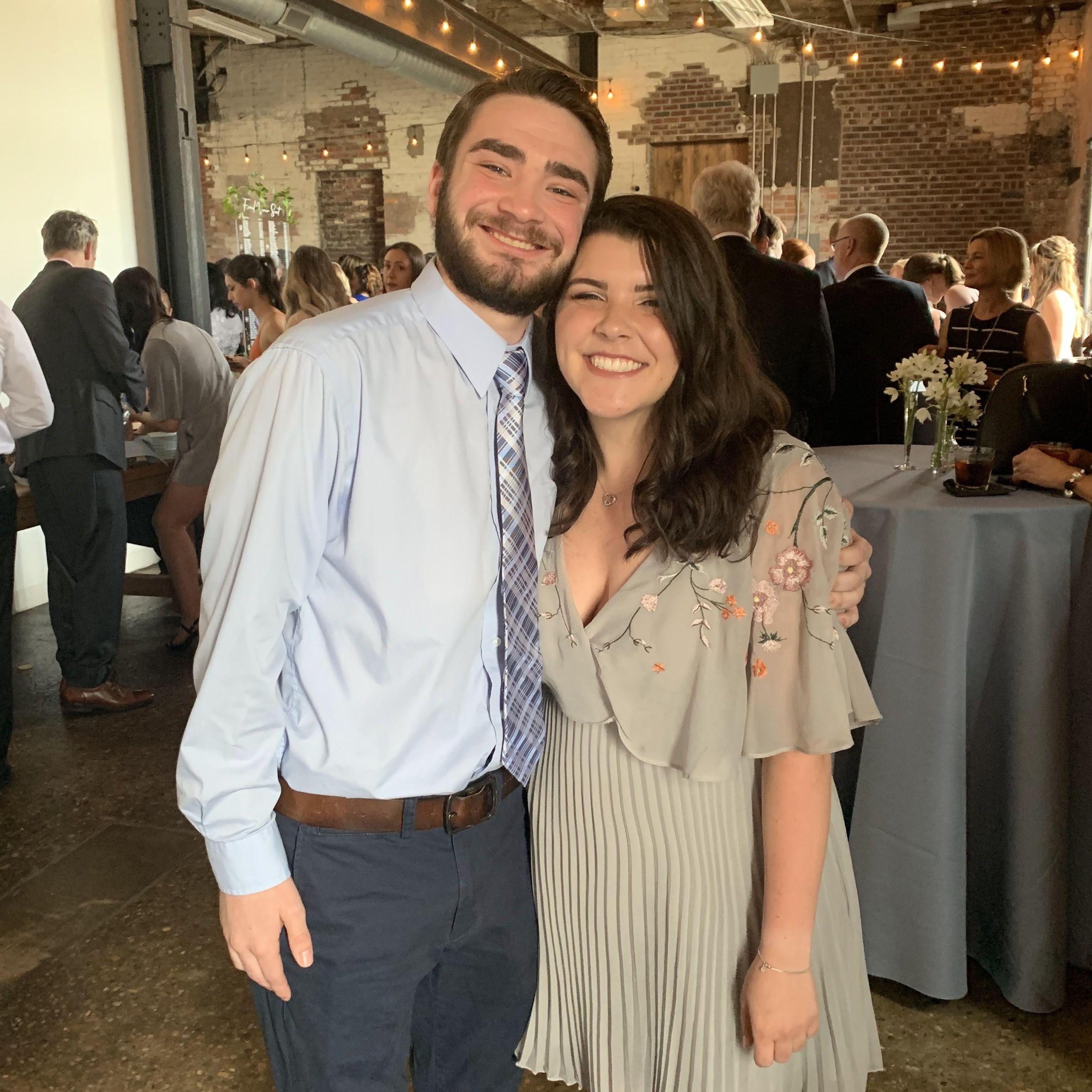 Our first wedding, May 2019