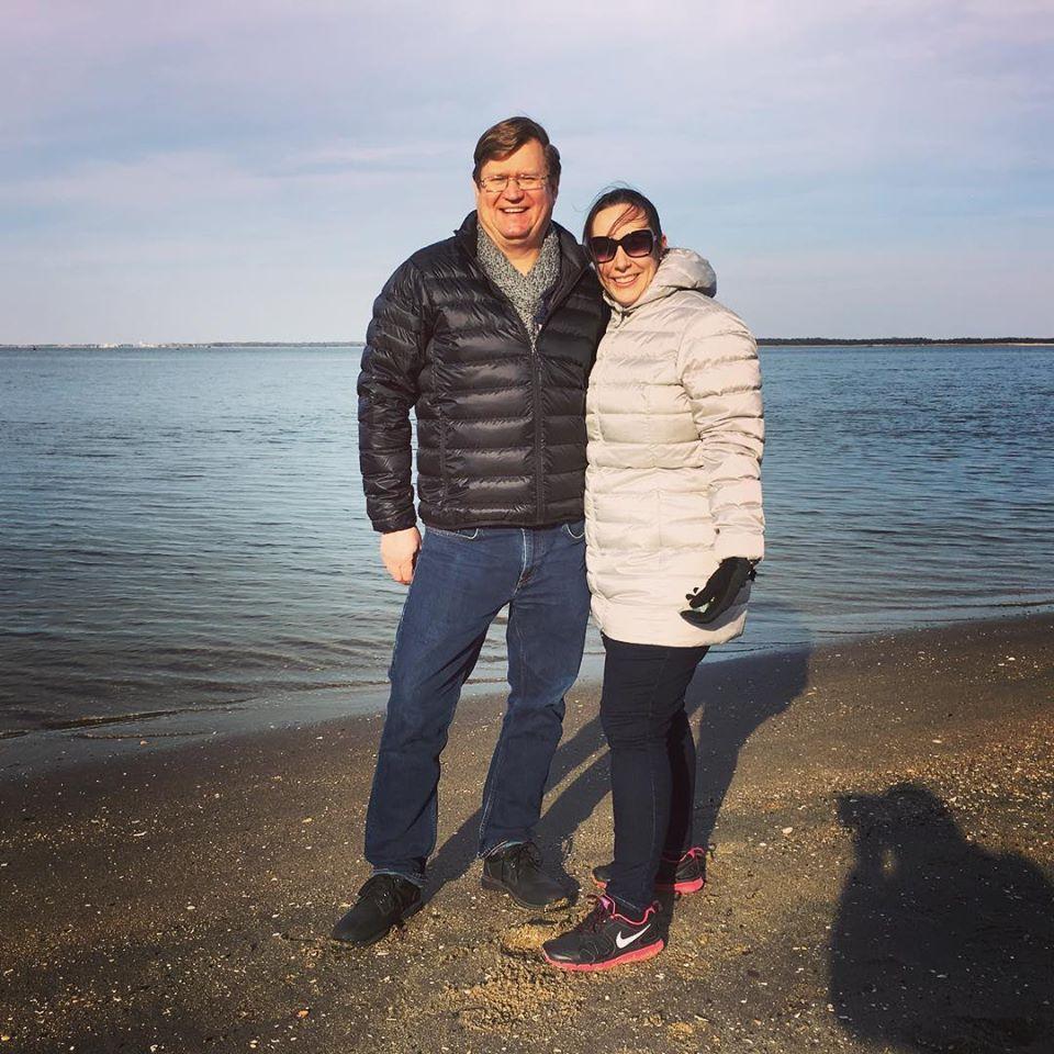 Boxing Day beach walk while visiting Stephen & Carol in NJ.