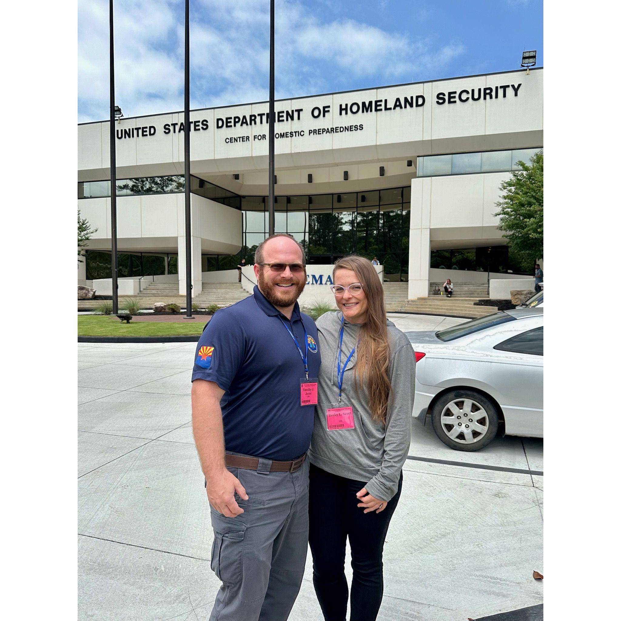 At the Center for Domestic Preparedness. May 2024.