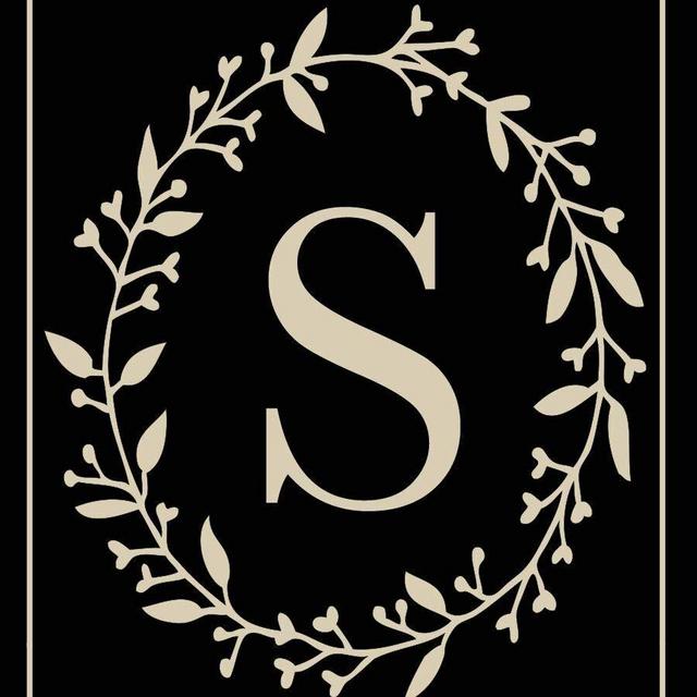 Briarwood Lane Classic Monogram Letter S Garden Flag Everyday 12.5 x 18