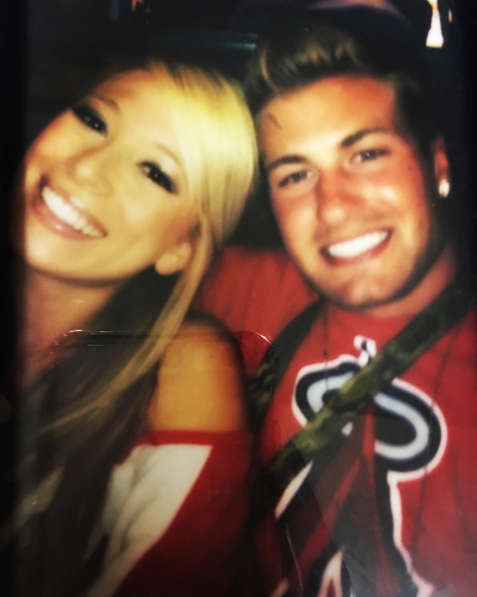 Our first official date at the Angels Game! 2012!