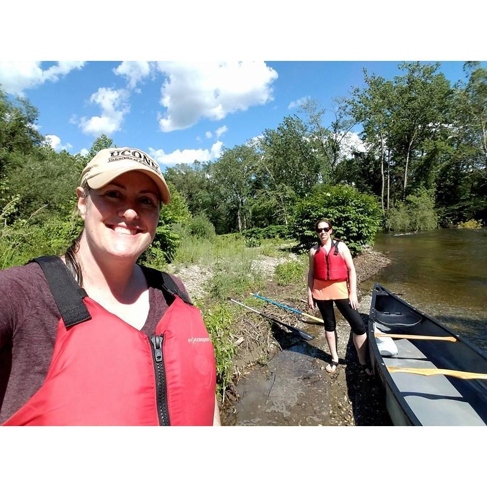 Capsizing on a canoe trip is a great way to find out how strong your relationship is  :-)