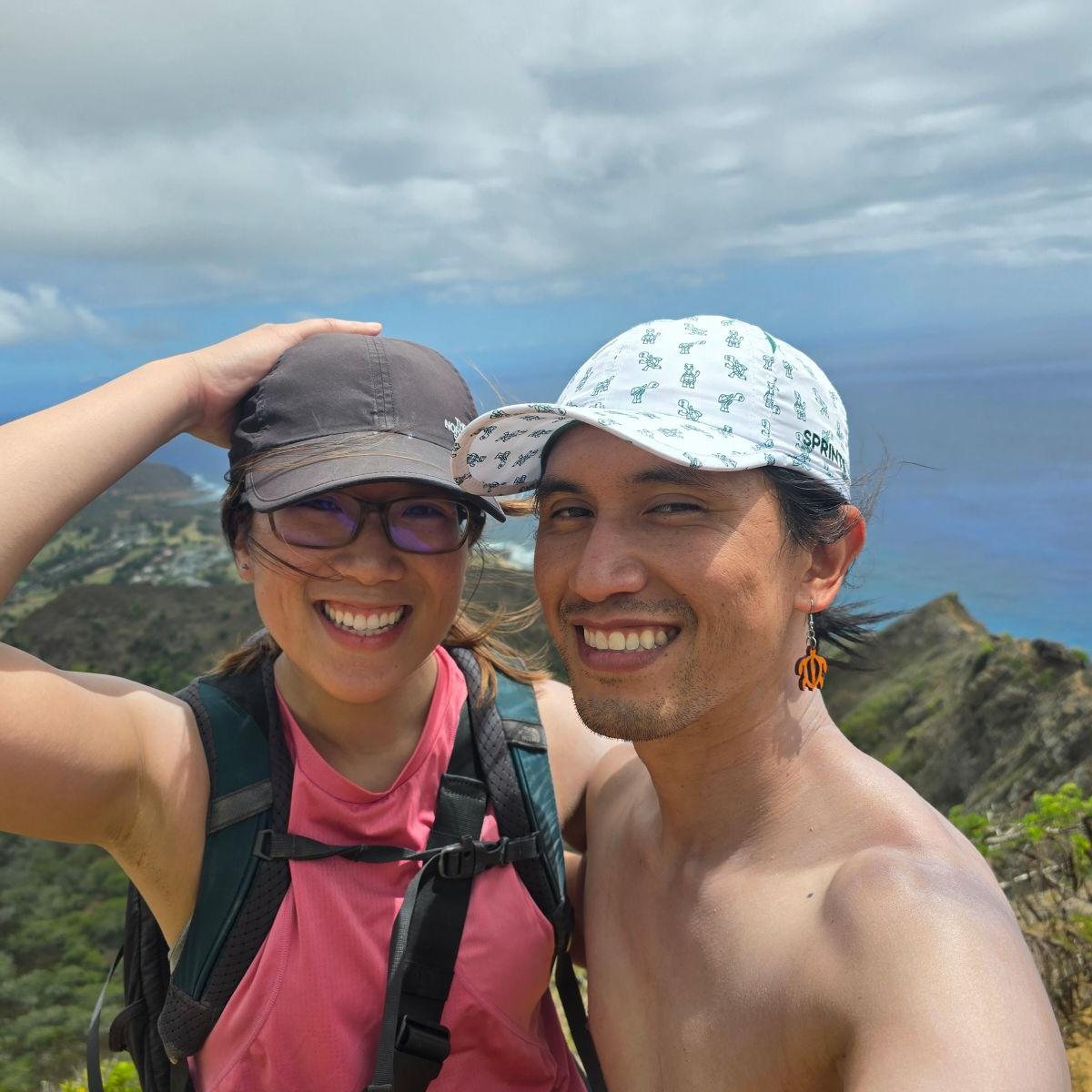 Koko Crater Stairs: Honolulu HI. I struggled up these stairs.