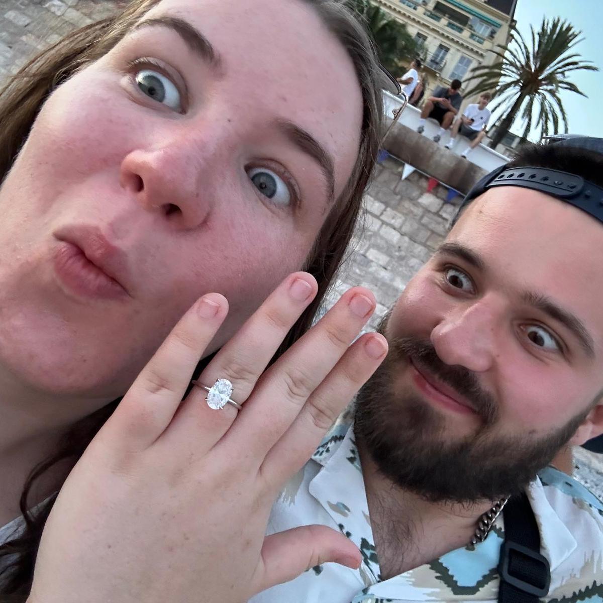 We decided to go back to where he popped the question, relax and drink more wine!