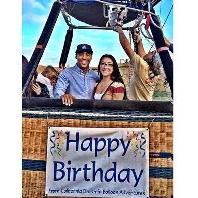 Alexander surprised Karina with a hot air balloon ride!