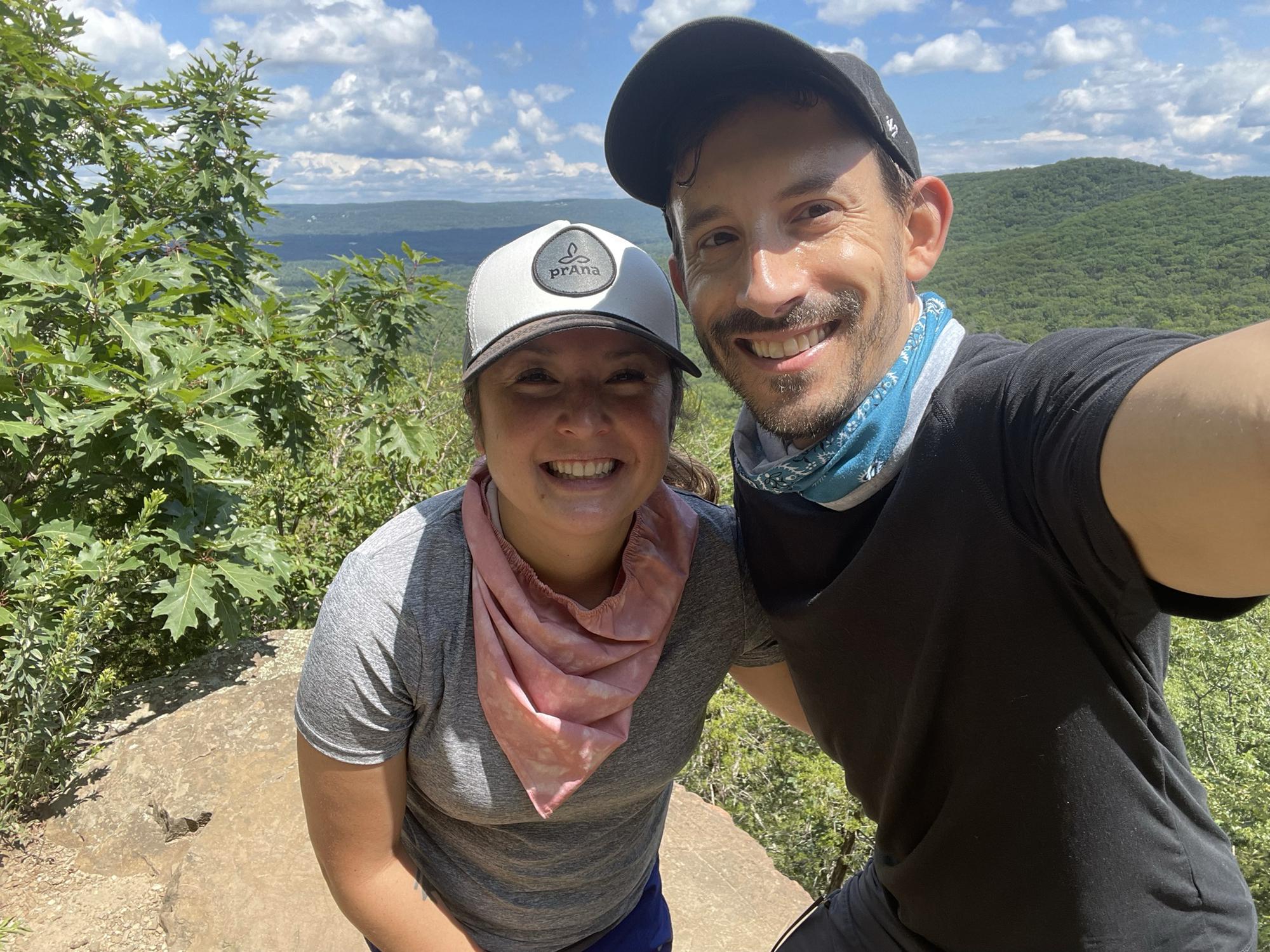 Hiking at Mt. Holyoke in Massachusetts