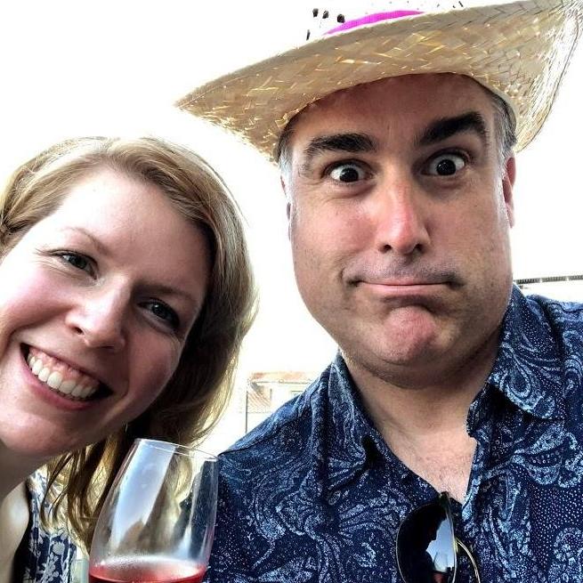 Crazy faces and cocktails!