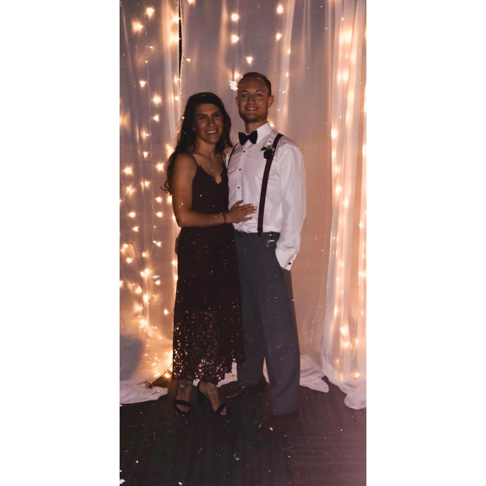 First wedding together.