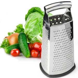 4-Sided Stainless Steel Large 10-inch Cheese Grater by Spring Chef