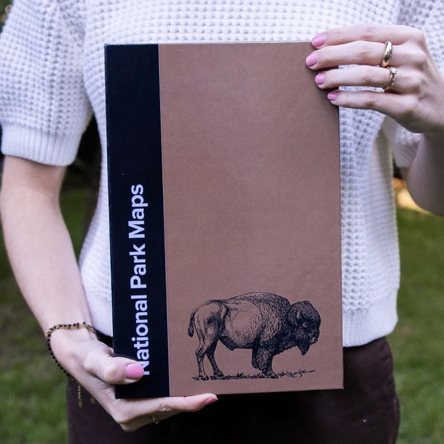 National Park Map Binder