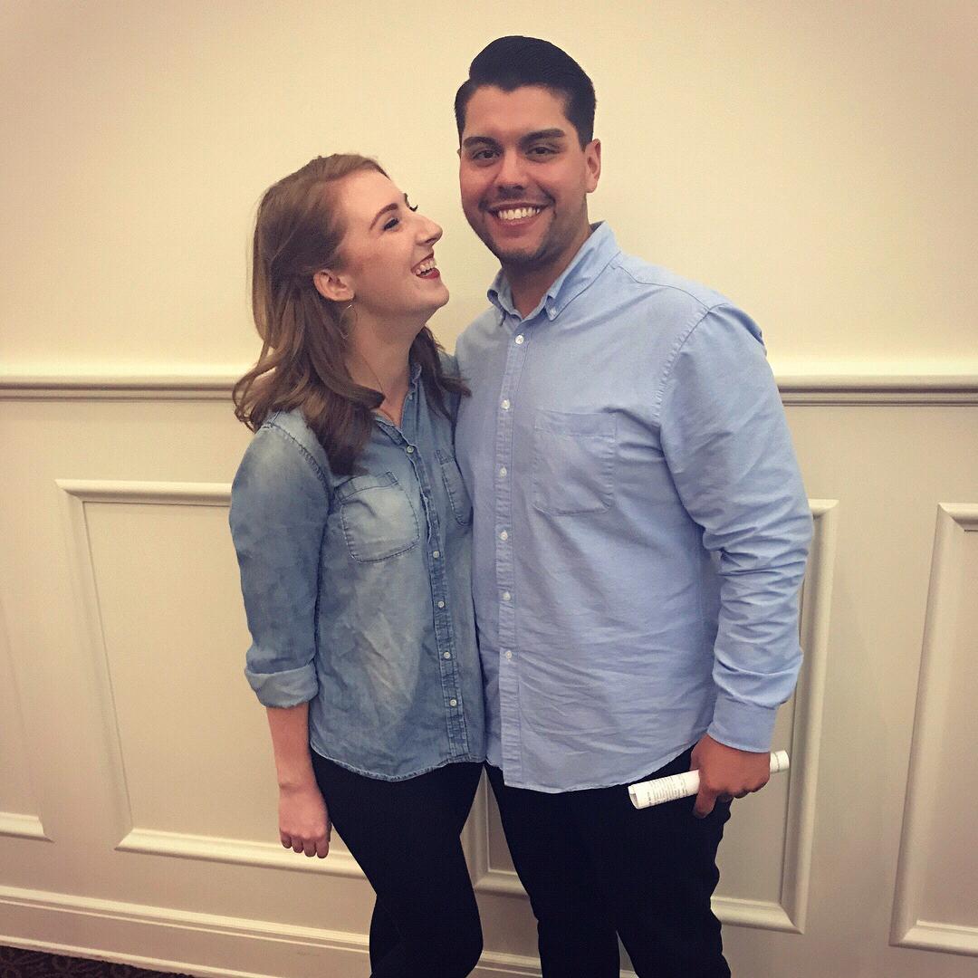 Sometimes we match unintentionally, so of course we needed a picture!