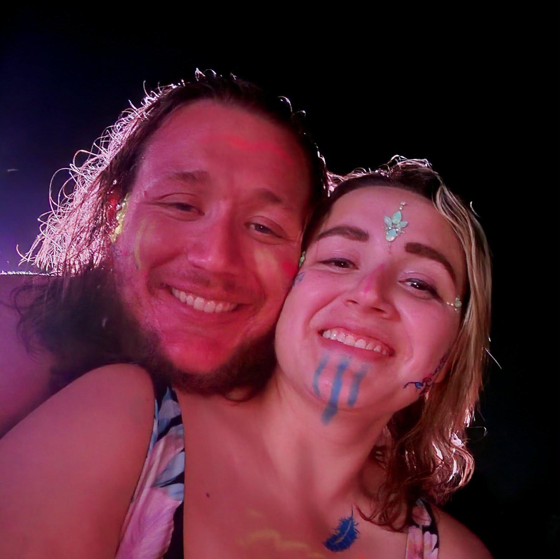 Glow Foam Birthday Party and almost one year since we started dating.