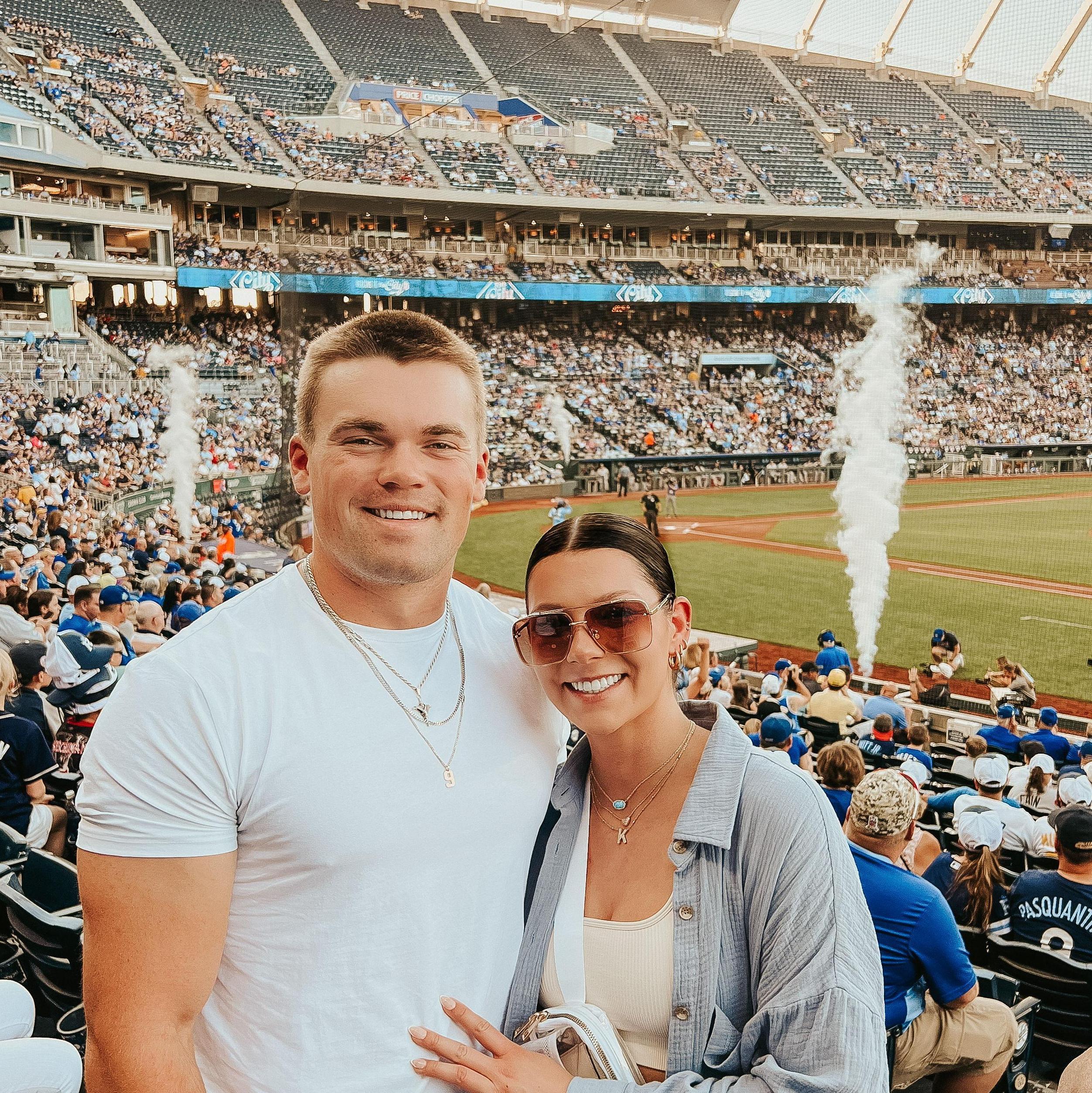 Our first MLB game together!